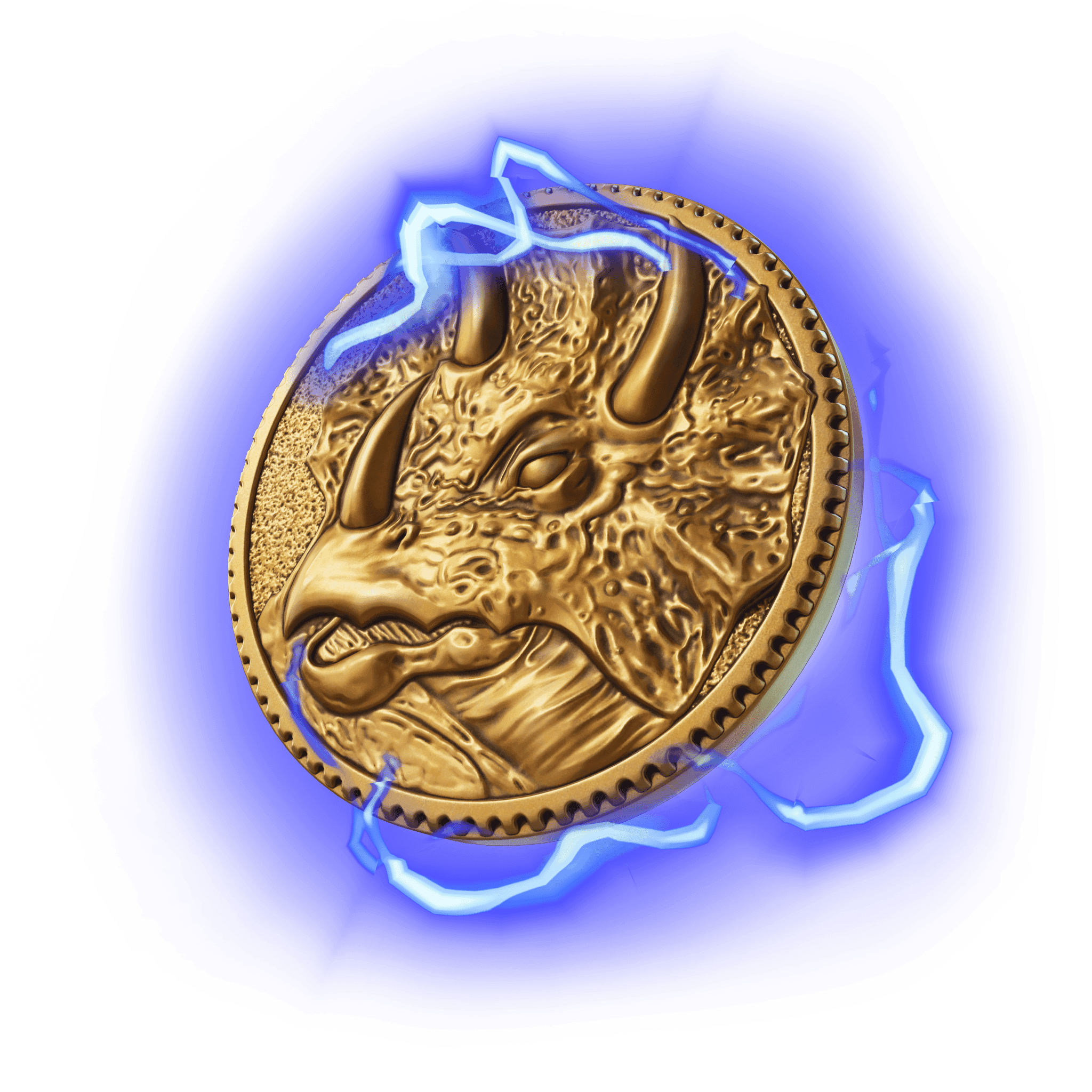Triceratops Coin